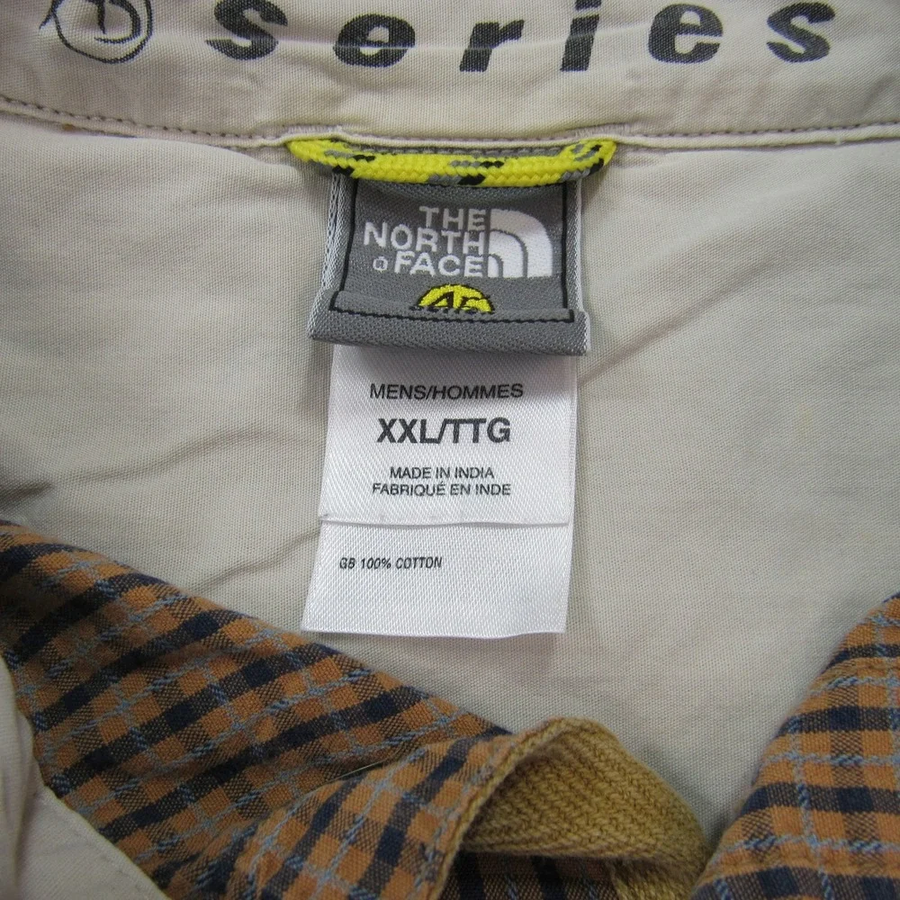 The North Face A5 Series Mens Plaid Button Down Shirt‎ XXL Tall Long Sleeve